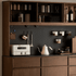 Derry Natural Solid Walnut Sideboard with Hutch Dresser Design Two