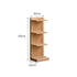 Dviete Natural Solid Oak Multi - Shelf Storage Bookcase | Oak Furniture Store