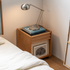 Elmas Natural Solid Cherry Bedside Table