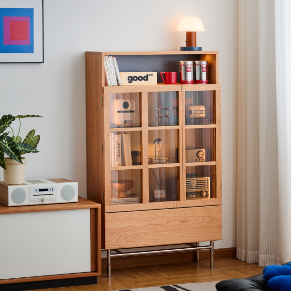 Exeter Natural Solid Cherry Side Cabinet