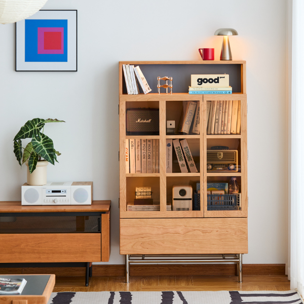 Exeter Natural Solid Cherry Side Cabinet