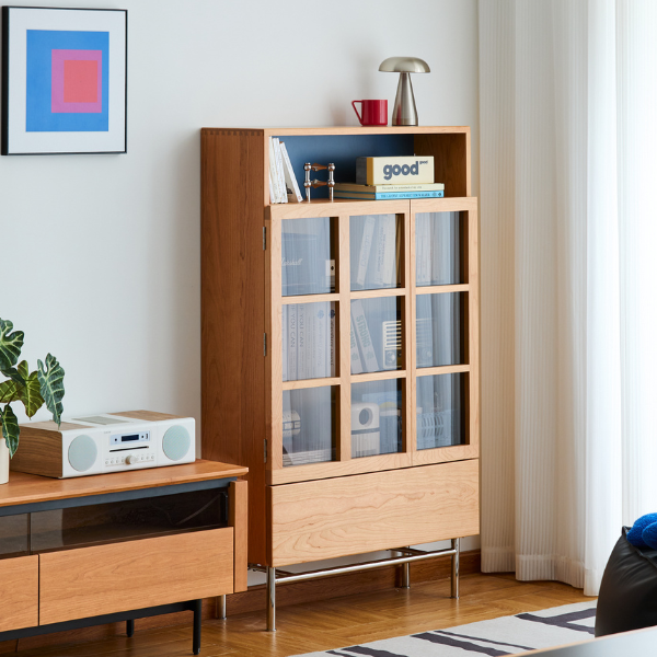Exeter Natural Solid Cherry Side Cabinet