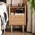 Felle Natural Solid Ash Bedside Table