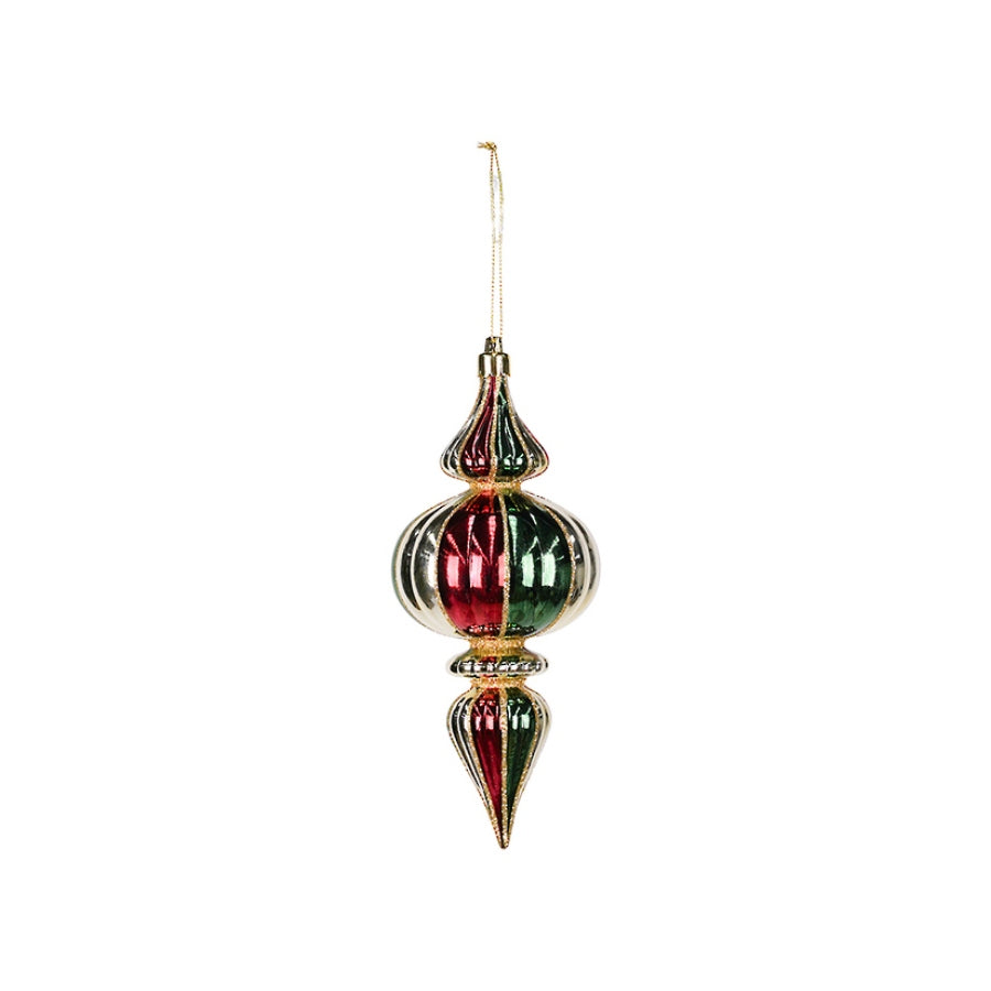 Finial Bauble Multi 18cm FXHB102