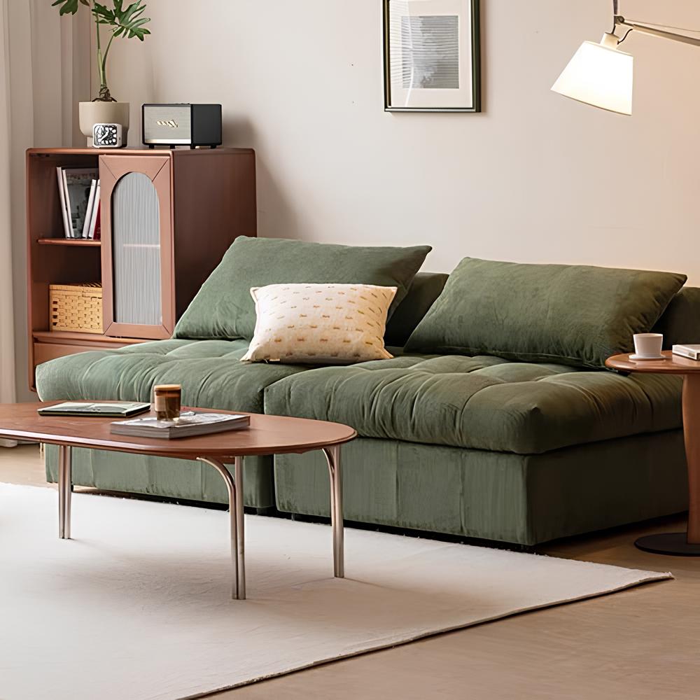 Flexi Modular Pure Comfort Plush Corduroy Sofa - Oak Furniture Store