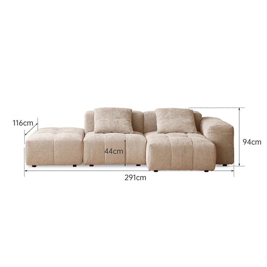 Foresto Modular Chenille Sofa | Oak Furniture Store