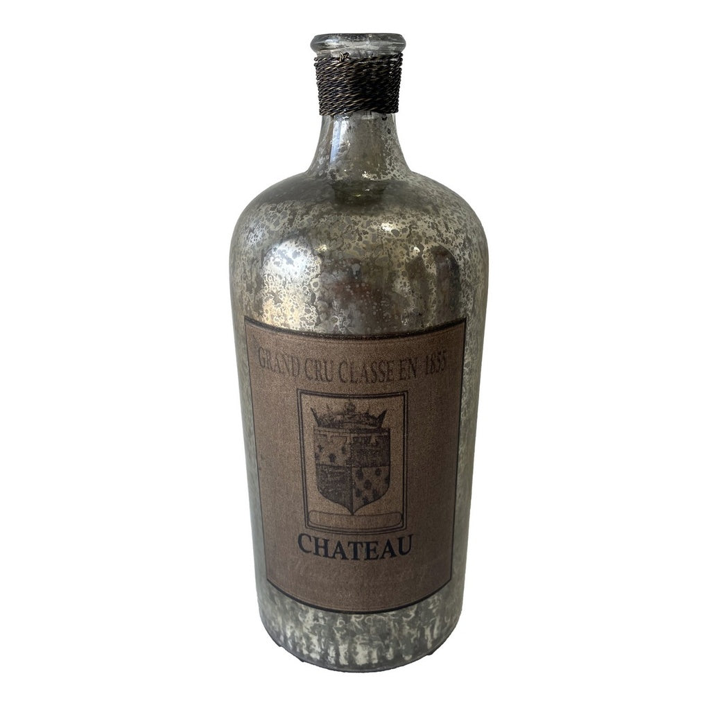French Chateau Antique Vase - Rustic Antique Silver RAI6055