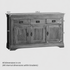 French Rustic Solid Oak Large Sideboard