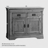 French Rustic Solid Oak Small Sideboard