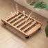 Fukuoka Natural Solid Oak Rolling CPU Stand - Oak Furniture Store