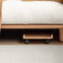 Fukuoka Natural Solid Oak Rolling CPU Stand - Oak Furniture Store