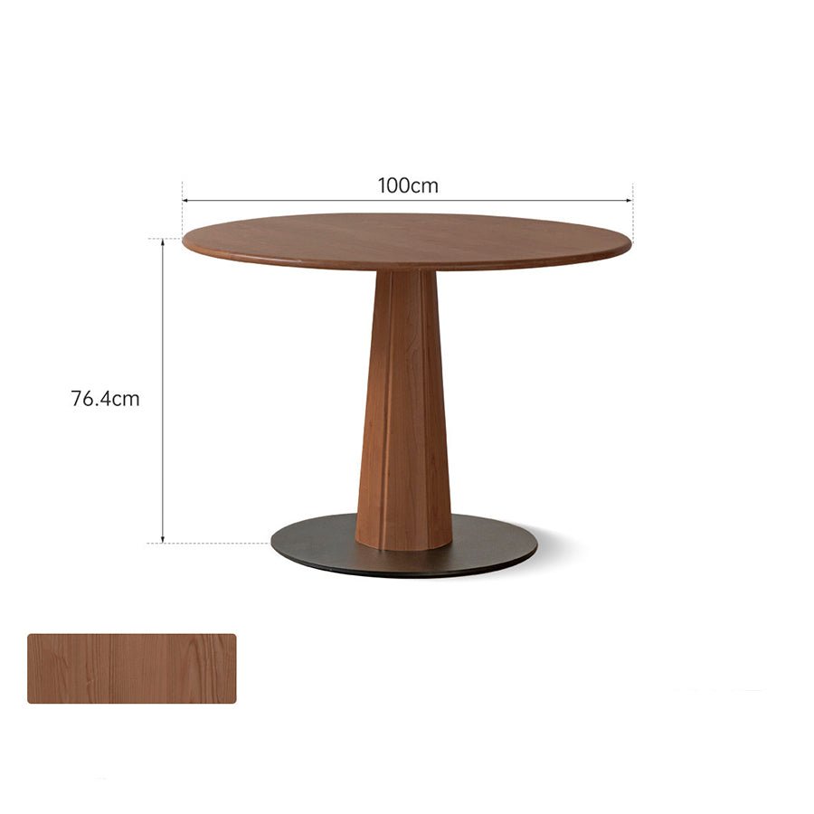 Garwood Natural Solid Ash Round Dining Table | Oak Furniture Store