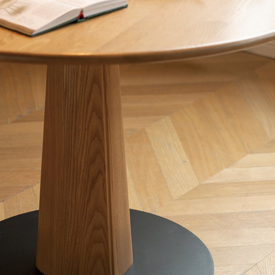 Garwood Natural Solid Ash Round Dining Table | Oak Furniture Store