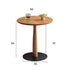 Garwood Solid Hardwood Round Side Table | Oak Furniture Store