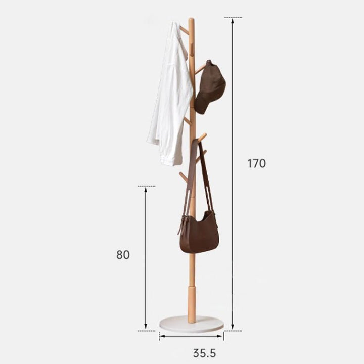 Geilo Solid Wood Hallway Coat Rack – Oak Furniture Store New Zealand