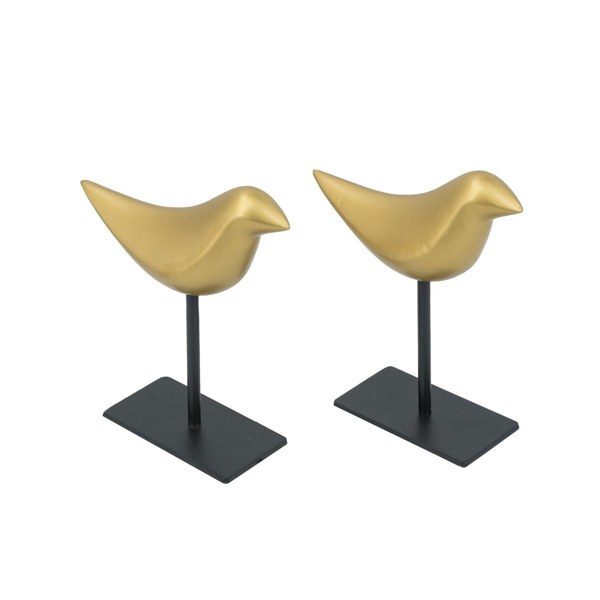Gold Bird Sculptures – Set of 2 RSE2927