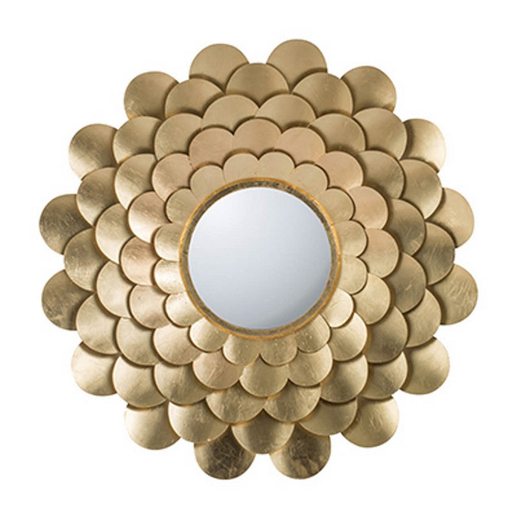 Gold Flower Mirror RSE2370 - Oak Furniture Store