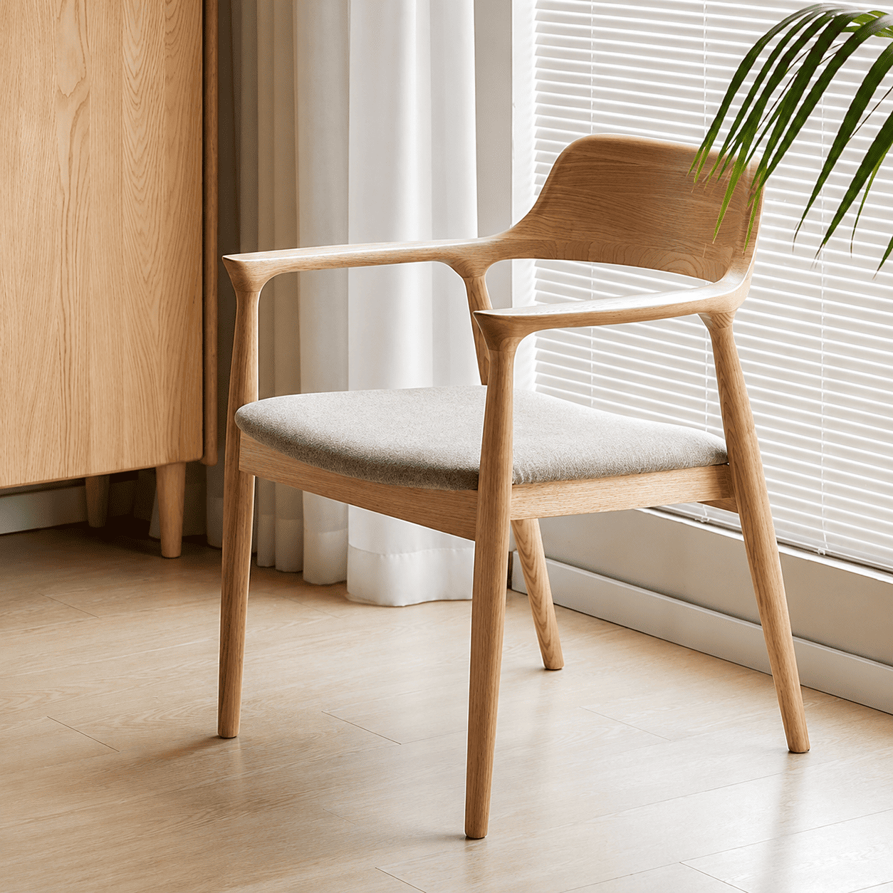 Graz Natural Solid Ash Dining Chair