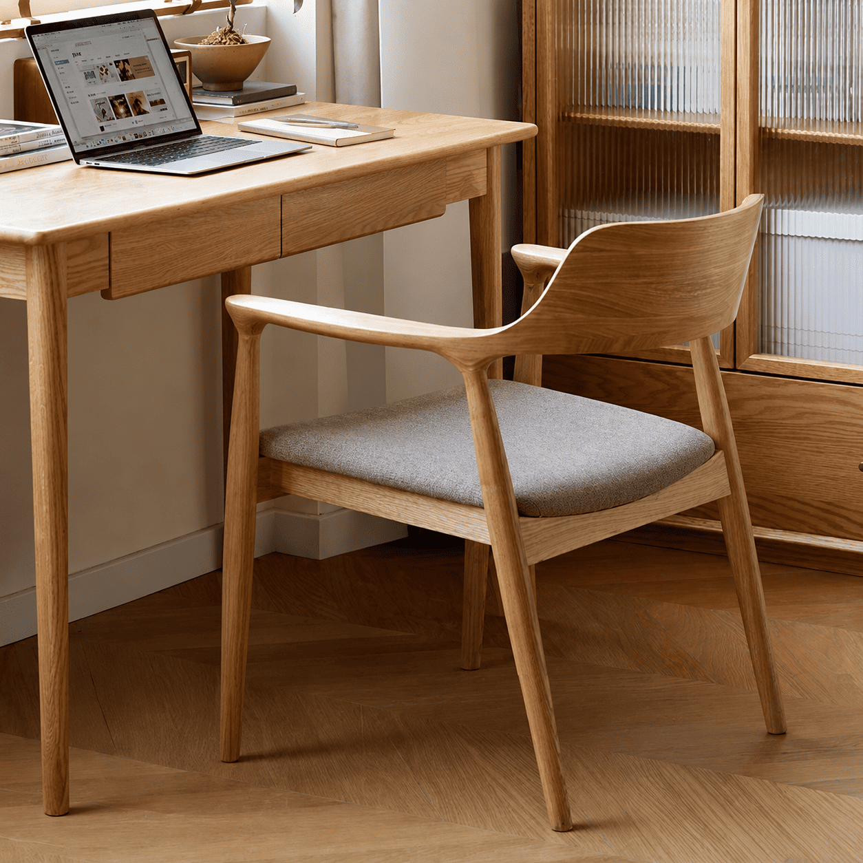Graz Natural Solid Ash Dining Chair