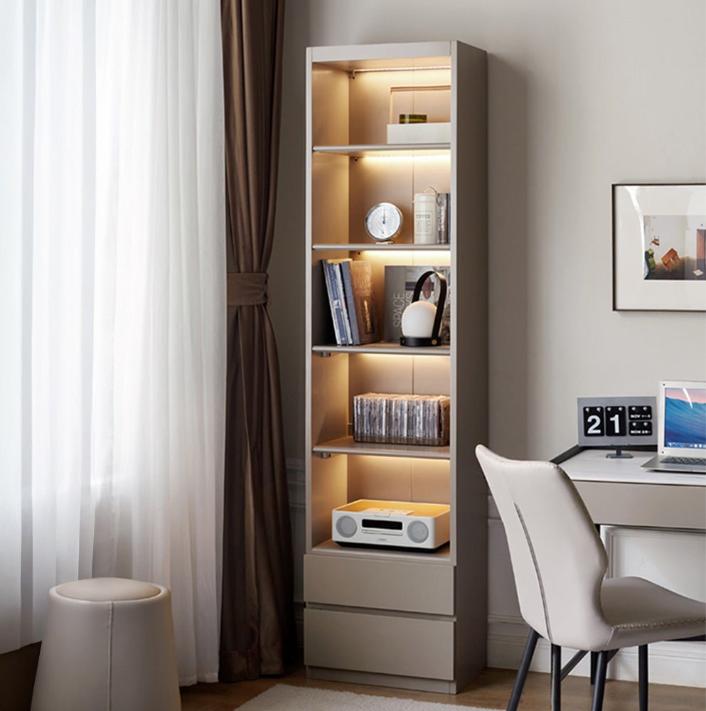 Haggenas Solid Tulip Poplar Display Cabinet | Oak Furniture Store