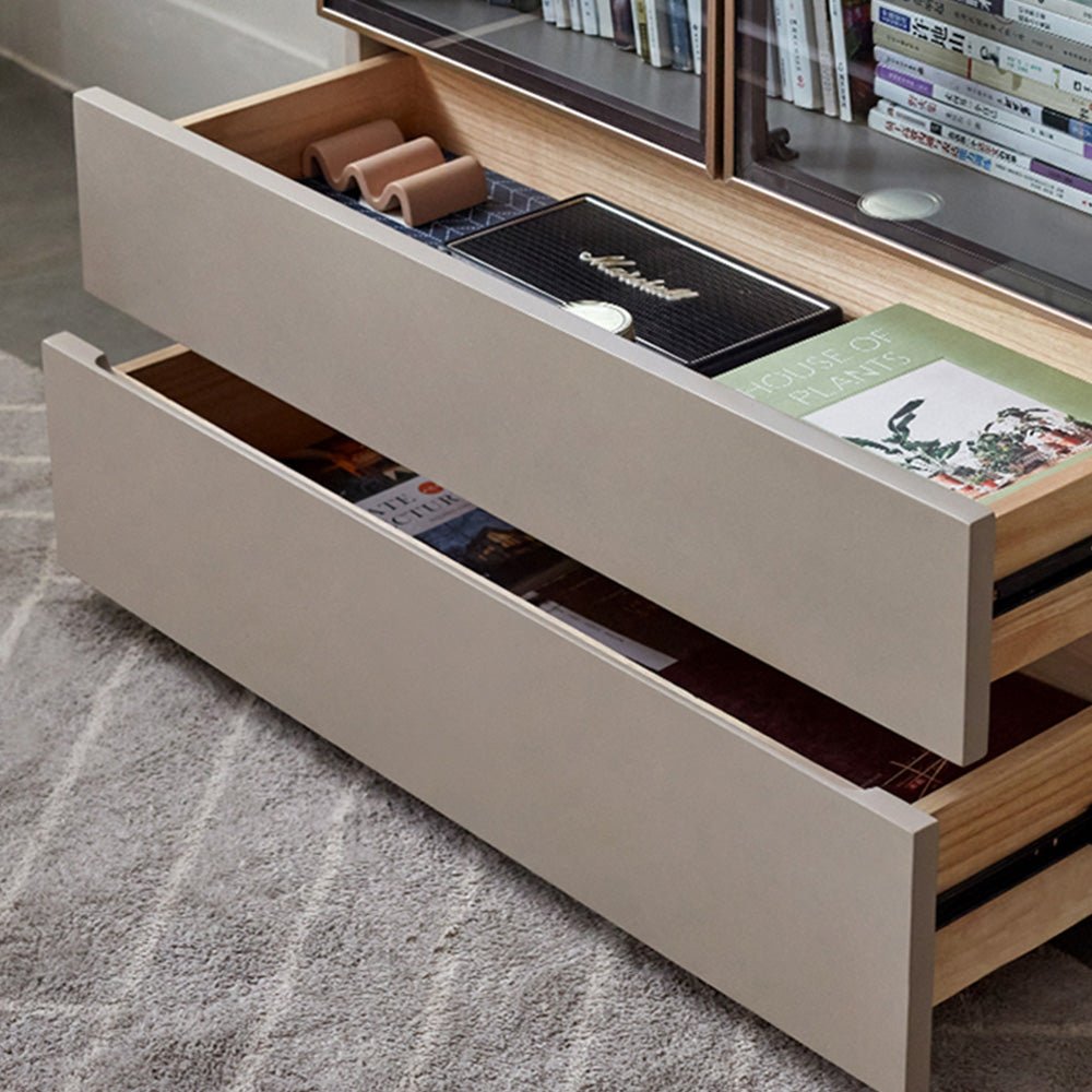 Haggenas Solid Tulip Poplar Display Cabinet | Oak Furniture Store