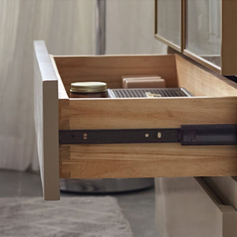 Haggenas Solid Tulip Poplar Display Cabinet | Oak Furniture Store