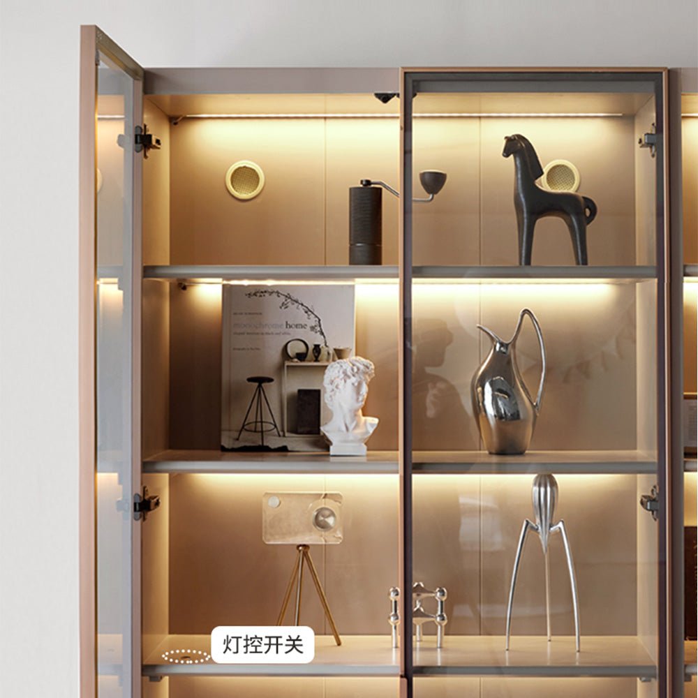 Haggenas Solid Tulip Poplar Display Cabinet | Oak Furniture Store