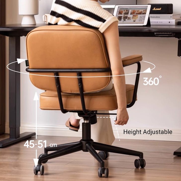 Halle Ergonomic Study Chair - Oak Furniture Store