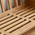 Hamburg Design Natural Solid Rubberwood Sofa - Oak Furniture Store