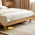 Hamburg Natural Solid Rubber Wood Bed Frame