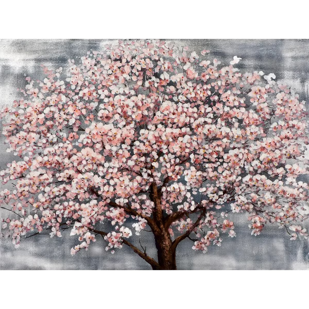Hand Painted Flower Painting - Stretched Canvas RAC7011