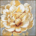 Hand Painted Gold Flower Painting - Gold Frame RAC7028