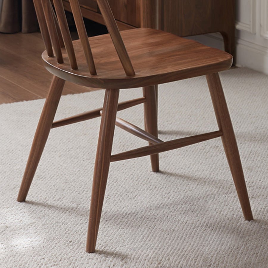 Hasjo Natural Solid Walnut Dining Chair | Oak Furniture Store