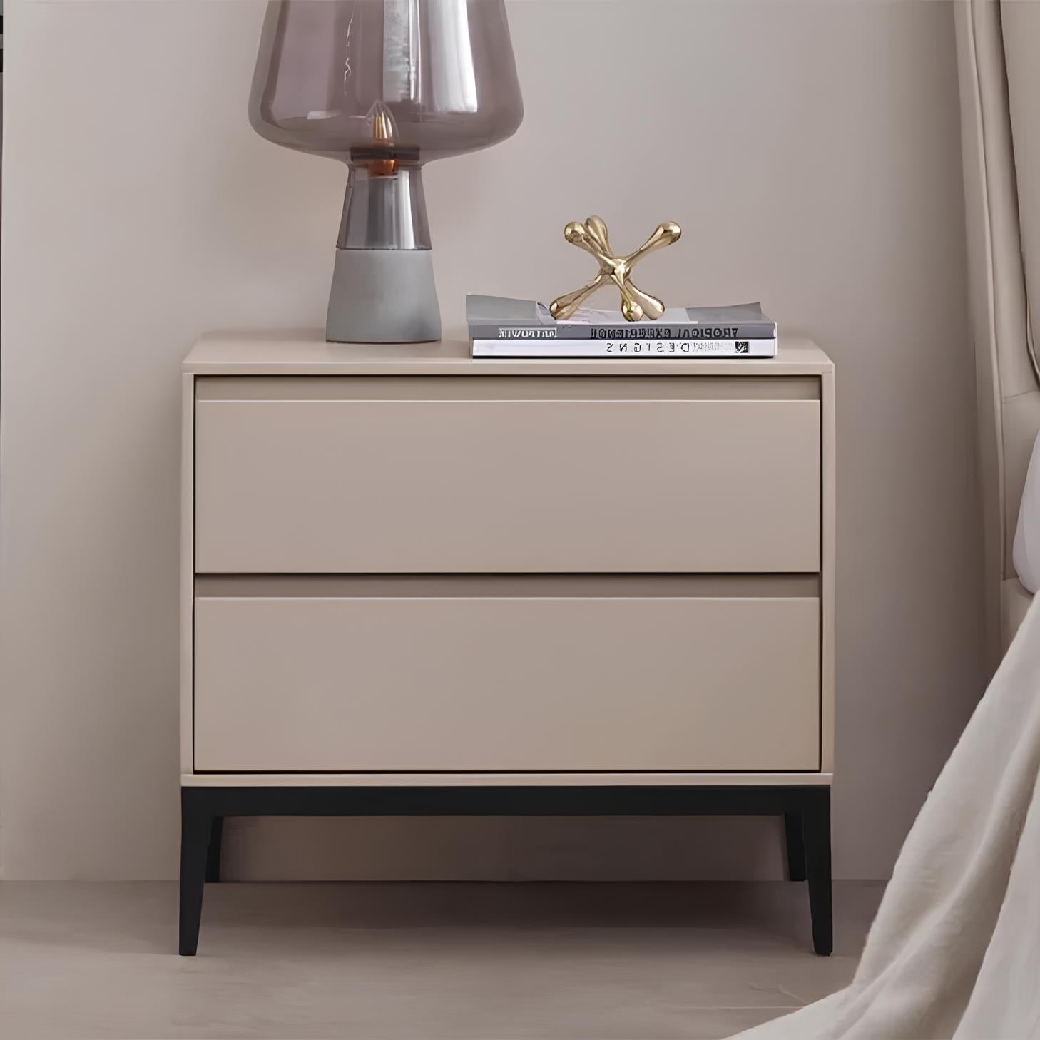 Helsingborg Natural Solid Wood Large Bedside Table | Oak Furniture Store