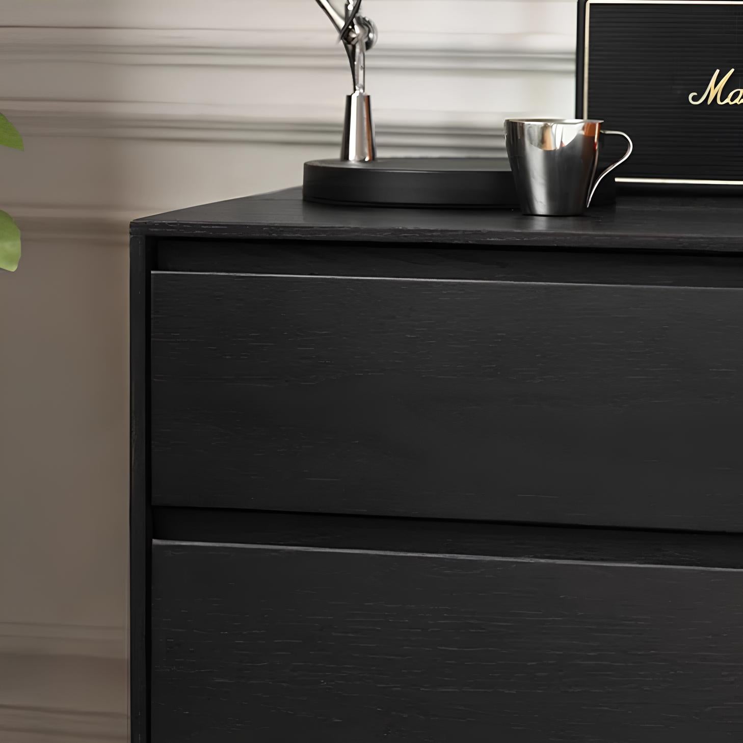 Helsingborg Natural Solid Wood Large Bedside Table | Oak Furniture Store