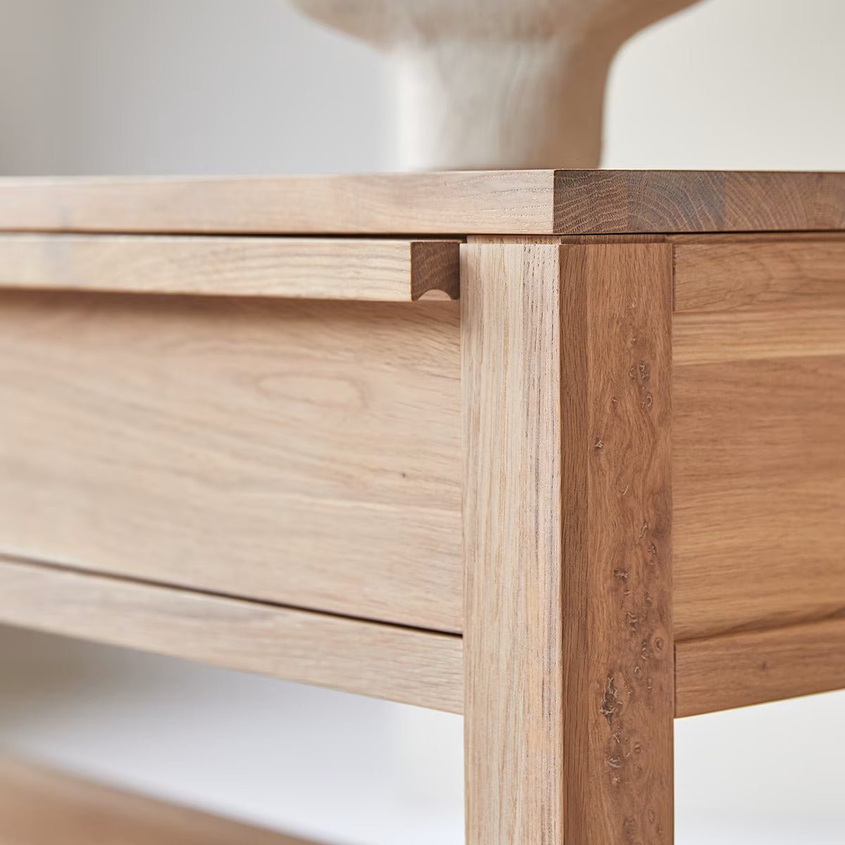 Holm Solid Oak Console Table - Oak Furniture Store