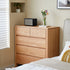 Humbie Natural Solid Oak 2+3 Chest Drawers