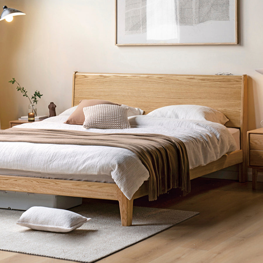 Humbie Natural Solid Oak Bed Frame