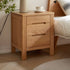Humbie Natural Solid Oak Bedside Table