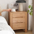 Humbie Natural Solid Oak Bedside Table