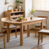 Humbie Natural Solid Oak Extending Dining Table