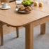 Humbie Natural Solid Oak Extending Dining Table