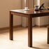 Humbie Natural Solid Oak in Walnut Colour Dining Table | Oak Furniture Store