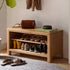Humbie Natural Solid Oak Shoe Bench