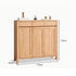 Humbie Natural Solid Oak Shoe Cabinet