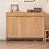 Humbie Natural Solid Oak Shoe Cabinet