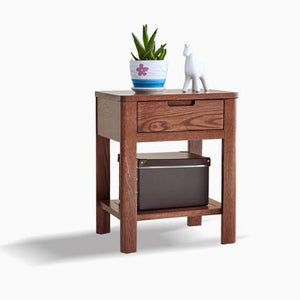 Humbie Natural Solid Oak Side Table - Oak Furniture Store