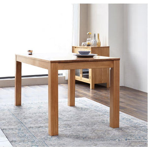 Humbie Solid Oak Dining Table and Oslo Chair Package - Oak Furniture Store