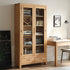 Humbie Solid Oak Large Display Bookcase Cabinet