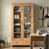 Humbie Solid Oak Large Display Bookcase Cabinet